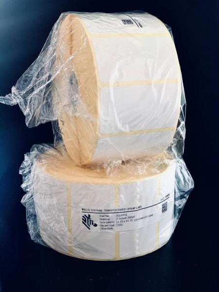 Klebeetiketten 57x32 TT 2100 pro Rolle