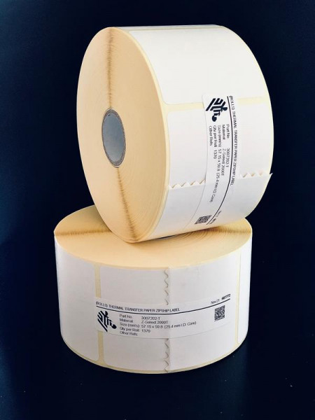 Klebe-Etikett, 57x51mm, TT, 1370/Rolle