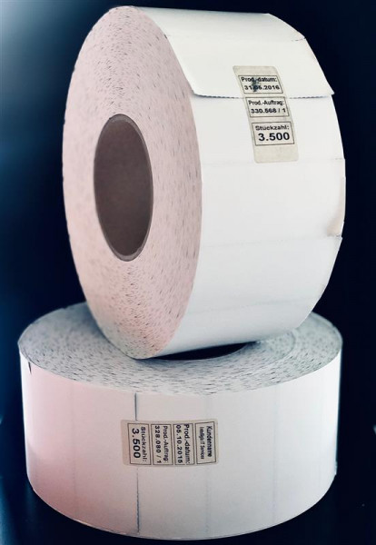 Regaletikett Thermo Transfer 80x38, 3500 St. pro R
